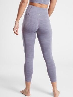 Athleta Women's Elation Space Dye 7/8 Tight ActiveWear Leggings Size Large